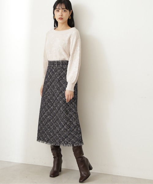 「JILL by JILL STUART」 スカート MEDIUM ブラウン レディース_画像2