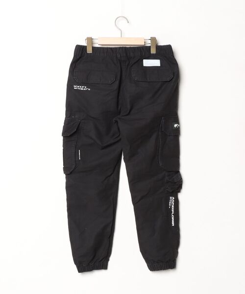 「AAPE BY A BATHING APE」 カーゴパンツ SMALL ブラック メンズ_画像2