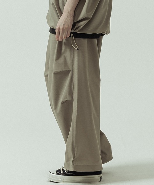 パンツ Shun SLICK（スリック） uvカット ワイドパンツ パンツ メンズ レディース