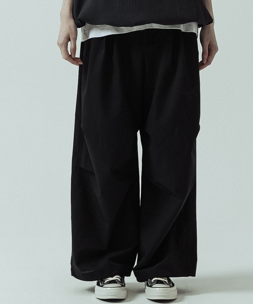 salsation wear ワイドパンツ　L　黒 SLICK（スリック） ワイドパンツ パンツ 「ZOZO限定」SLICK/スリック