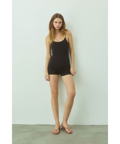 ALEXIA STAM（アリシアスタン） サロペット オーバーオール Rib Cami