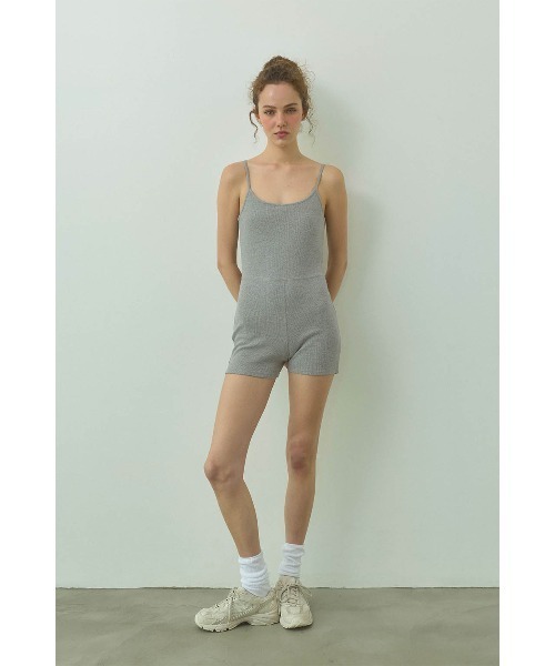 ALEXIA STAM（アリシアスタン） サロペット オーバーオール Rib Cami