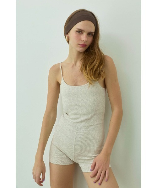 ALEXIA STAM（アリシアスタン） サロペット オーバーオール Rib Cami