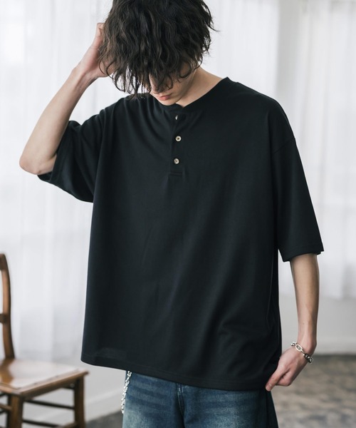 「Rocky Monroe」 半袖Tシャツ L ネイビー メンズ_画像4