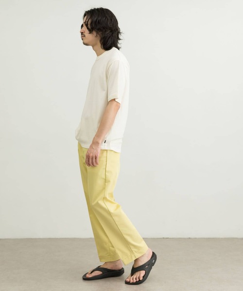 「WORK NOT WORK URBAN RESEARCH」 半袖Tシャツ LARGE オフホワイト メンズ_画像3