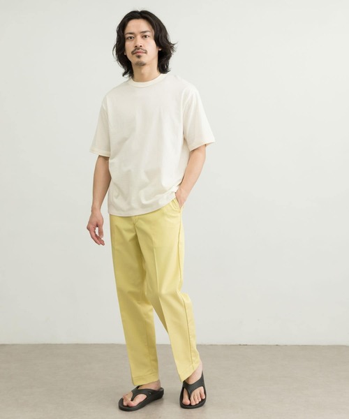 「WORK NOT WORK URBAN RESEARCH」 半袖Tシャツ LARGE オフホワイト メンズ_画像5