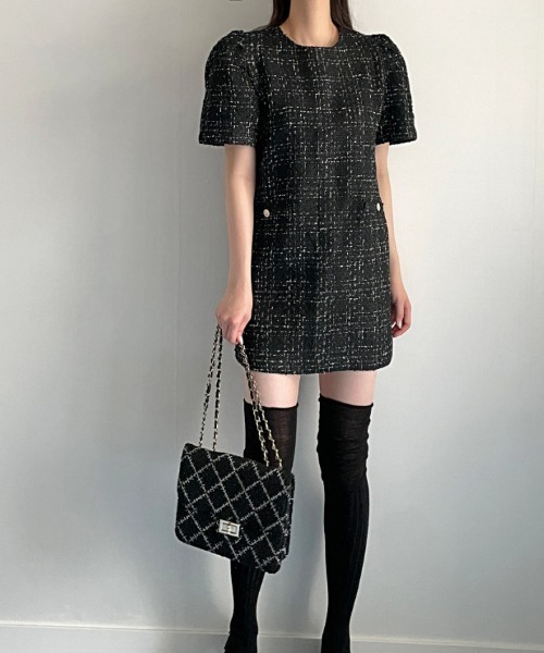 「FREE STYLISTS」 半袖ワンピース FREE ホワイト レディース_画像2