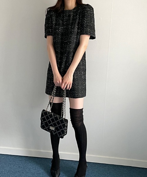 「FREE STYLISTS」 半袖ワンピース FREE ホワイト レディース_画像7