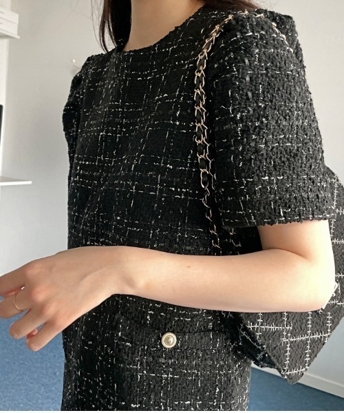 「FREE STYLISTS」 半袖ワンピース FREE ホワイト レディース_画像8