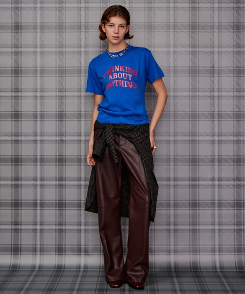 MAISON SPECIAL（メゾンスペシャル） パンツ Straight Vegan Leather
