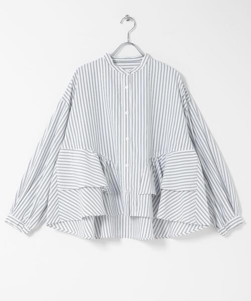 URBAN RESEARCH Sonny Label ブラウス シャツ 「WEB限定」バンドカラー