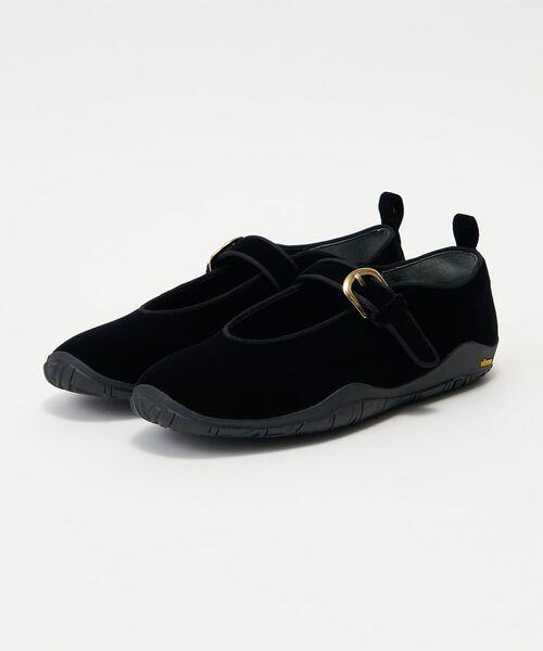 25cm 試着のみ　限定品　ランバンオンブルー　ビブラム　ベロア LANVIN en Bleu スニーカー 「追加」Vibramメリージェーンスニーカー
