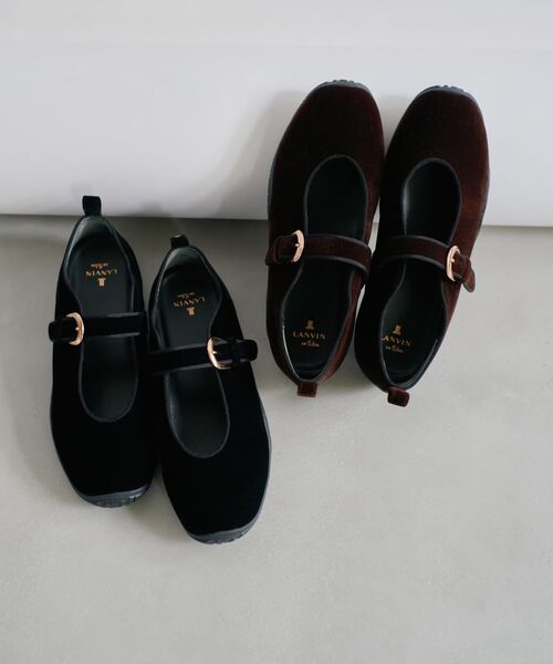 LANVIN en Bleu スニーカー 「追加」Vibramメリージェーンスニーカー