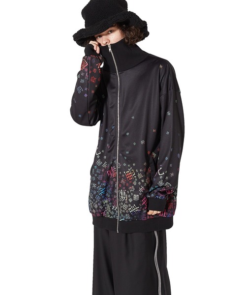 【サイズ】 ジャージ 病みかわいいバラバラボリュームネックジャージ -スーパービッグ- ZOZOTOWN PayPayモール店 - 通販 - PayPayモール ーパービッ