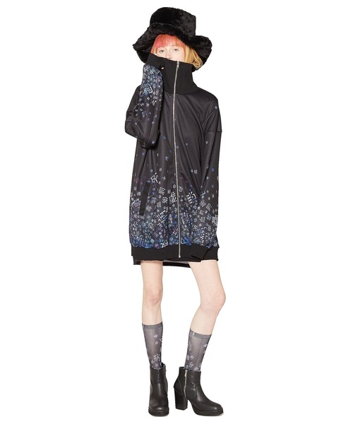 【サイズ】 ジャージ 病みかわいいバラバラボリュームネックジャージ -スーパービッグ- ZOZOTOWN PayPayモール店 - 通販 - PayPayモール ーパービッ