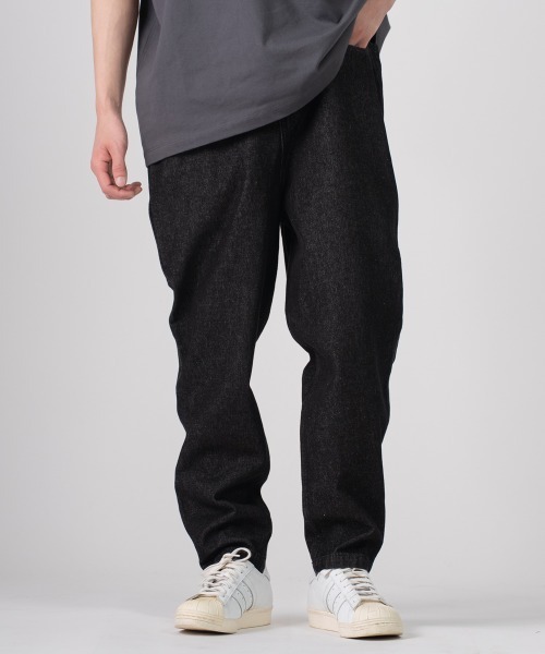 rehacer（レアセル） ジーンズ : Big Pocket Wide Tapered Denim Made