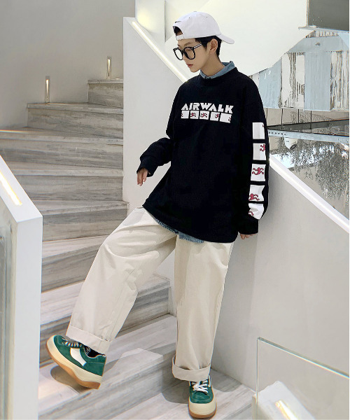 AIRWALK tシャツ 「neos -addictive design-」ルーズシルエット