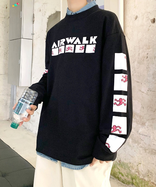 AIRWALK tシャツ 「neos -addictive design-」ルーズシルエット