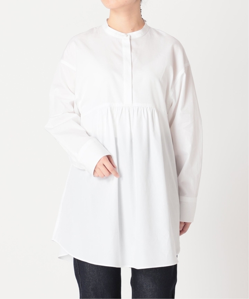 SLOBE IENA  コットンチュニックブラウス SLOBE IENA（スローブイエナ） シャツ ブラウス 《追加》コットン
