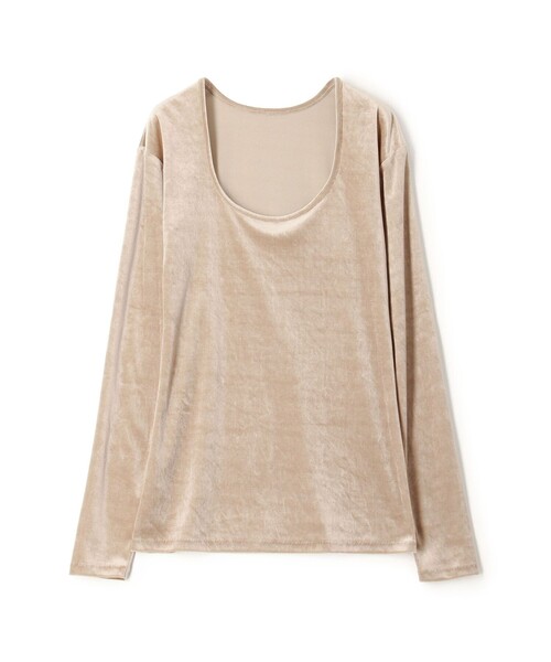 tシャツ inner piece ベロアジャージー カットソー レディース