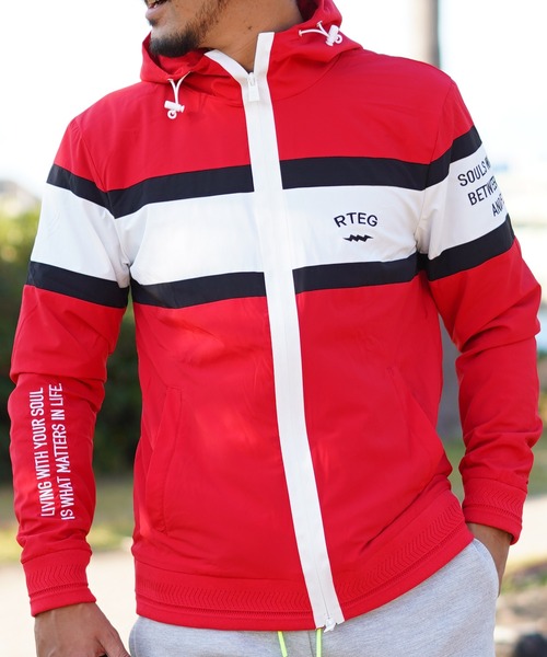 RTEG D&Fスイッチング セットアップアダムスジャグラー ジップパーカー