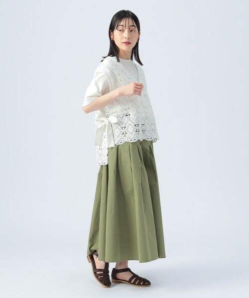 BEAMS HEART tシャツ レースベスト プルオーバー セット（セット