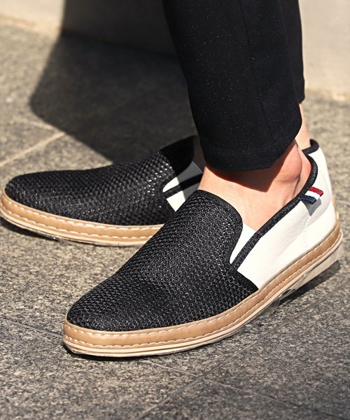 カステラーノ　スリッポン LUXSTYLE スリッポン Bracciano(ブラッチャーノ)メッシュ