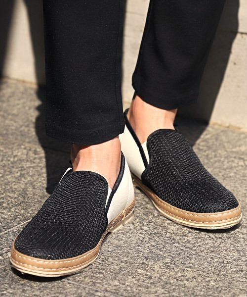 LUXSTYLE スリッポン Bracciano(ブラッチャーノ)メッシュ