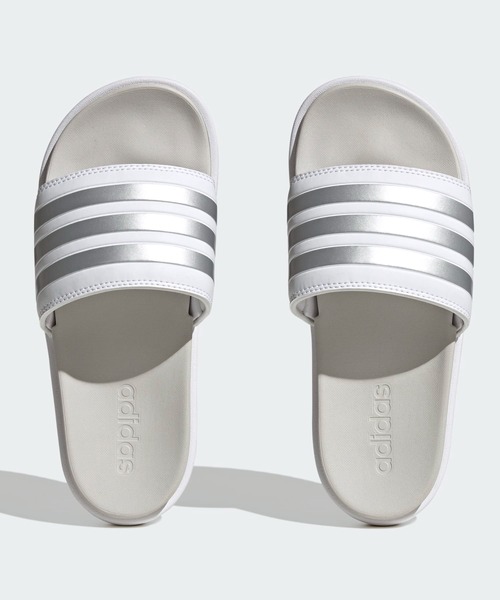 [ADIDAS] サンダル アディレッタ プラットフォーム ホワイト 楽天市場】【今だけクーポン配布中】アディダス サンダル
