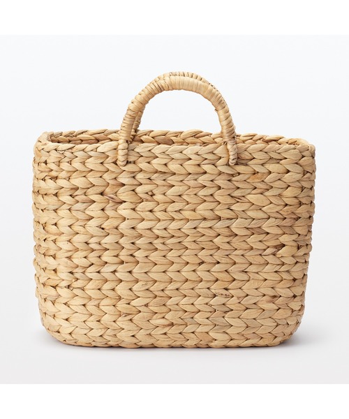 無印良品（MUJI） 収納 ウォーターヒヤシンス 持ち手付 オーバル