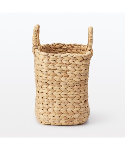 無印良品（MUJI） 収納 ウォーターヒヤシンス 持ち手付 オーバル