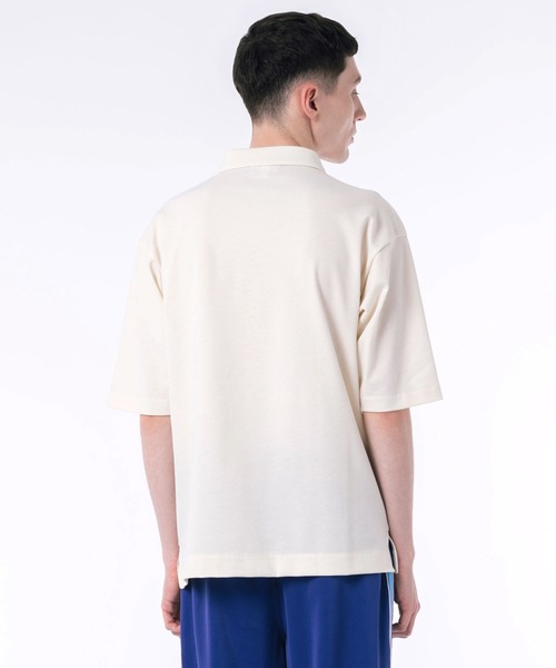 ★極美品 LACOSTE 真夏 ワイド ホワイト L1212 1.7万ポロシャツ ☆極美品 LACOSTE 真夏 ワイド ホワイト L1212 1.7万ポロシャツ