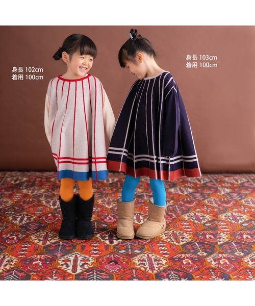 【美品】アマイア　ワンピース  24M(90㎝) 223024_model03.jpg