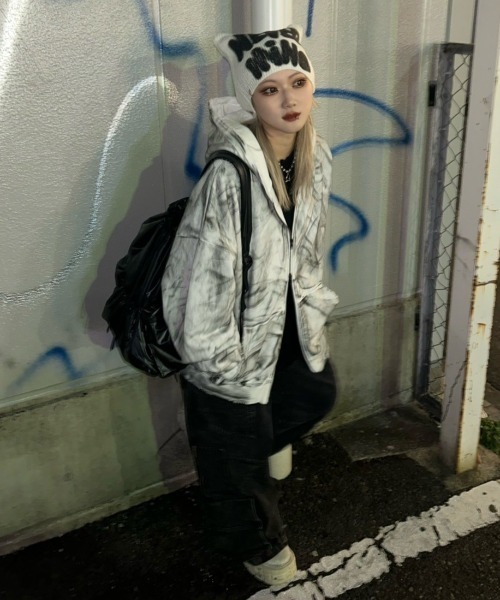 x*.様 パーカー STUSSY ステューシー ST〓SSY & BORN X RAISED LOGO ZIP HOODIE
