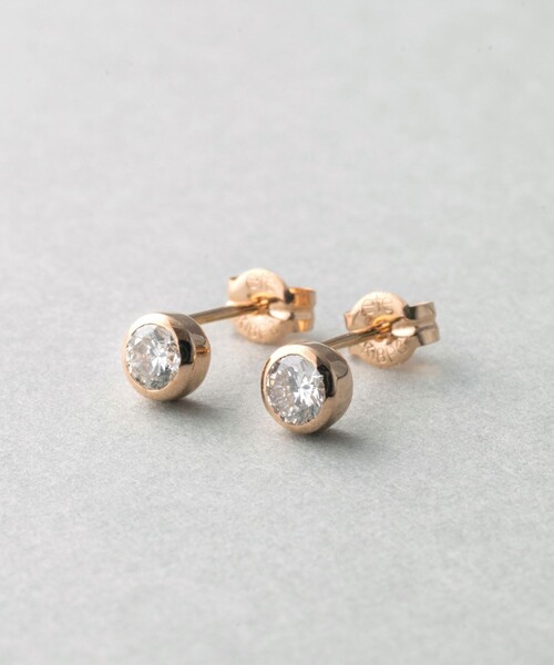 ete k18 ダイヤモンドピアス ete bijoux ピアス K18 ダイヤモンド 0.3ct ピアス「ブライト