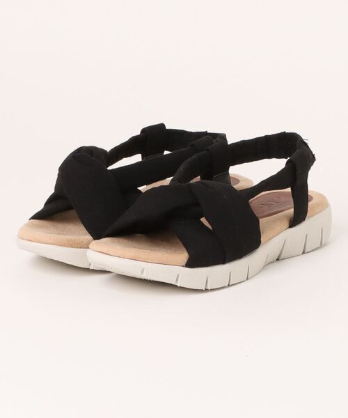 Piedi Nudi サンダル NEW YORK STARS BOBSON 甲ねじり フラット