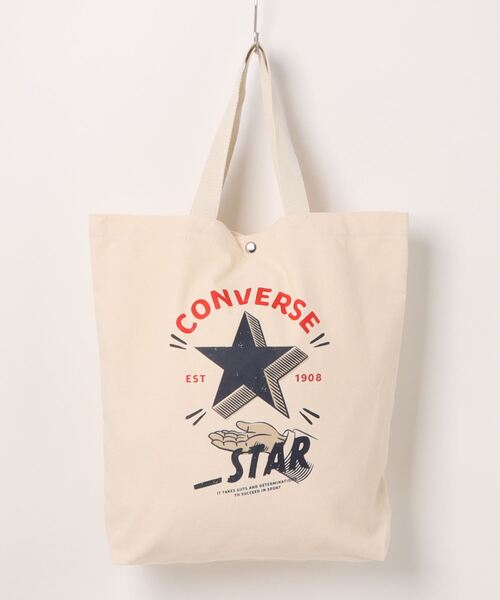 CONVERSE BRIEFING ALL STAR トートバッグ CONVERSE（コンバース） トートバッグ 「CONVERSE」LOGO GRAPHIC TOTE