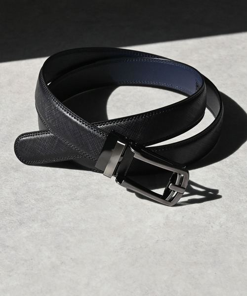 An+u ベルト コンフォート サフィアーノ ベルト メンズ : ZOZOTOWN