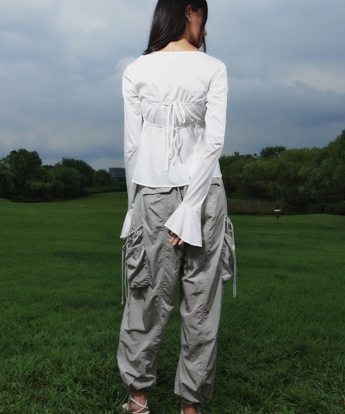 Kijun カーゴパンツ Kijun/キジュン Shirring Pocket Pants