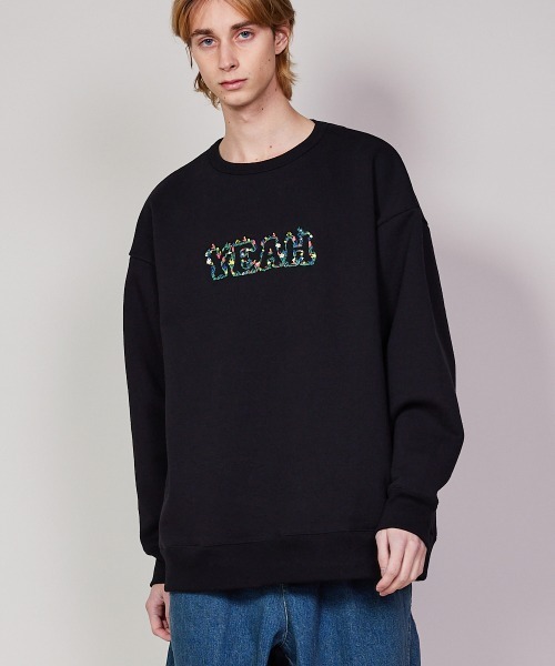 rehacer（レアセル） トレーナー スウェット YEAH RIGHT ” on Wakayama