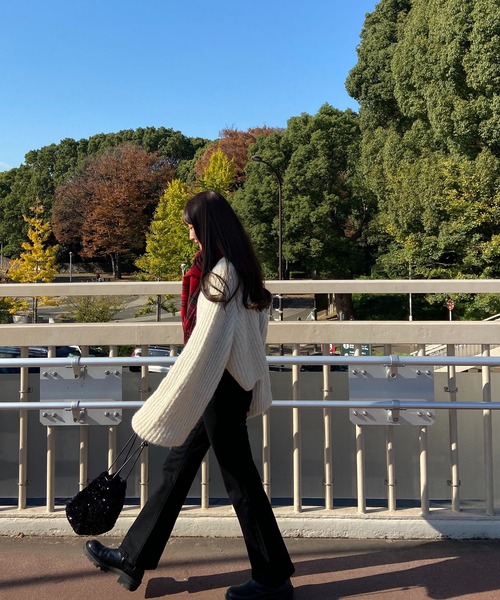 RiLi（リリ） マフラー ストール チェックウールライクマフラー「RL