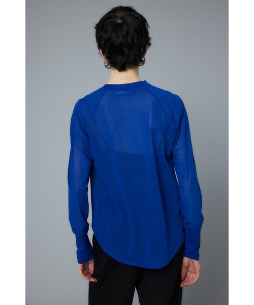 HeRIN.CYE tシャツ Sheer loose long T-shirt シアールーズ