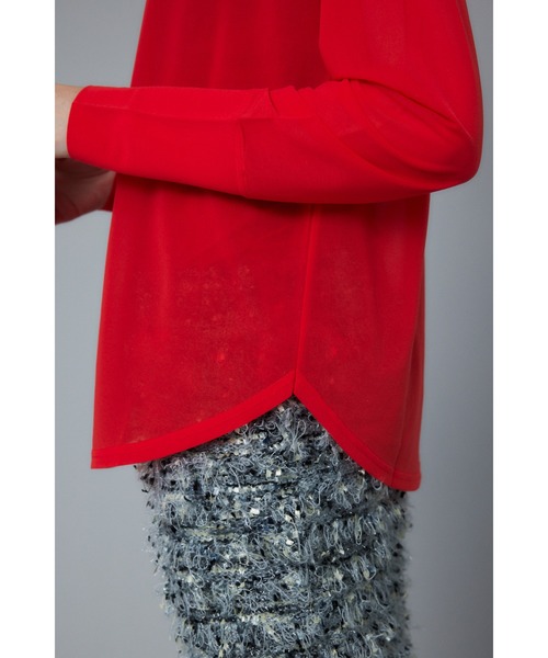 HeRIN.CYE tシャツ Sheer loose long T-shirt シアールーズ