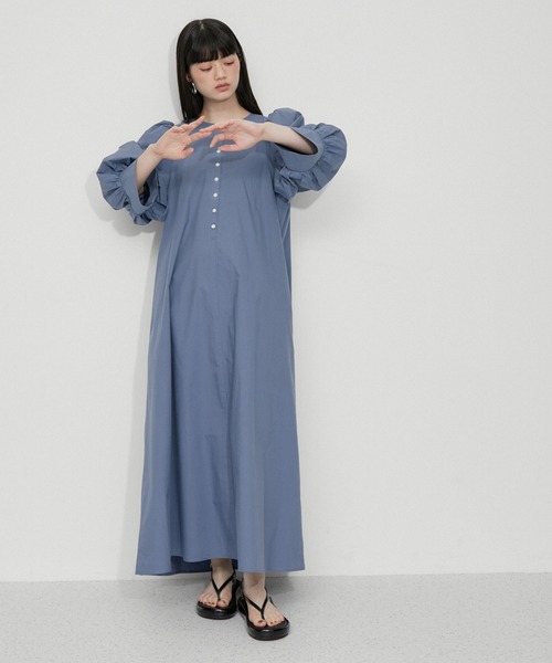 ADAM ET ROPE'（アダムエロペ） ワンピース 「ZOZO限定」釦ディテール