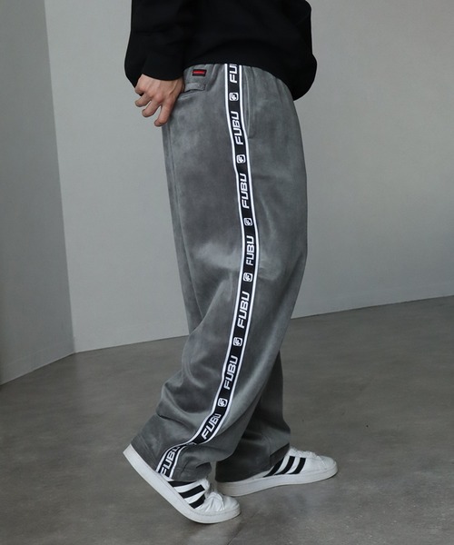 FUBU パンツ 「FUBU/フブ」VELOR PANTS/サイドライン ベロア