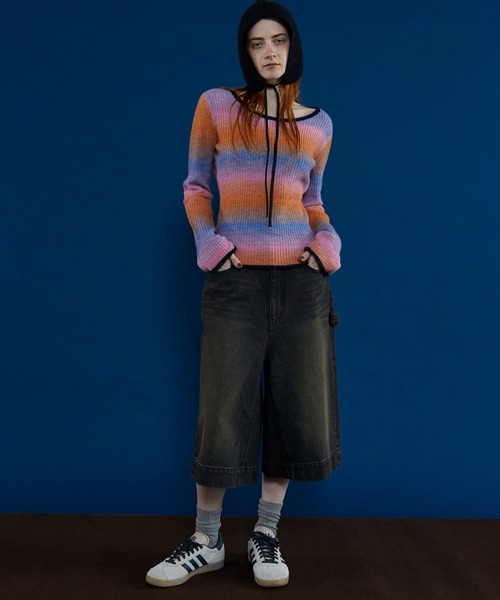 パンツ デニム ジーンズ Denim Shorts/デニムハーフパンツ「MAISON  