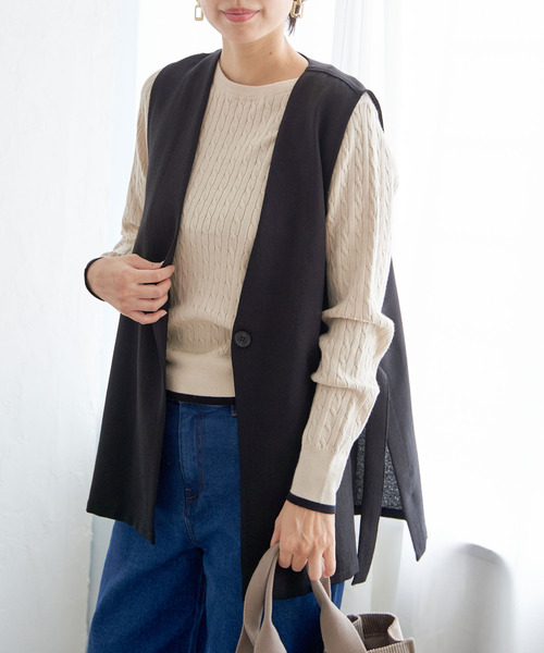 【親子コーデ】テーラードジレ ikka｜【親子コーデ】テーラードジレ | Rakuten Fashion(楽天