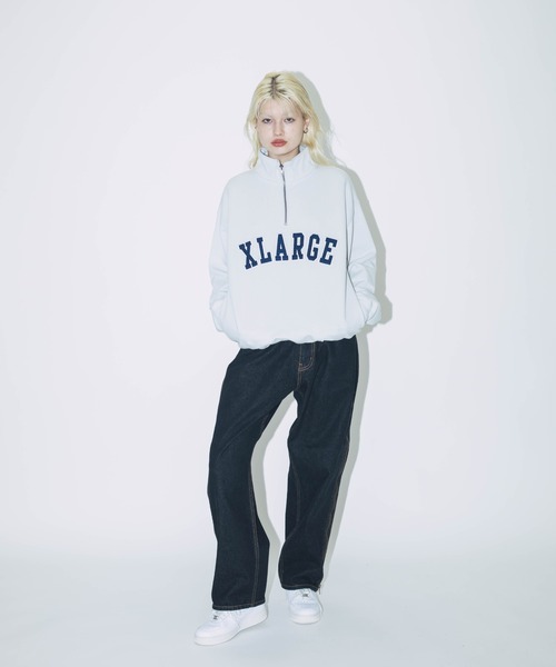 XLARGE（エクストラ ラージ） トレーナー スウェット ARCH LOGO HALF
