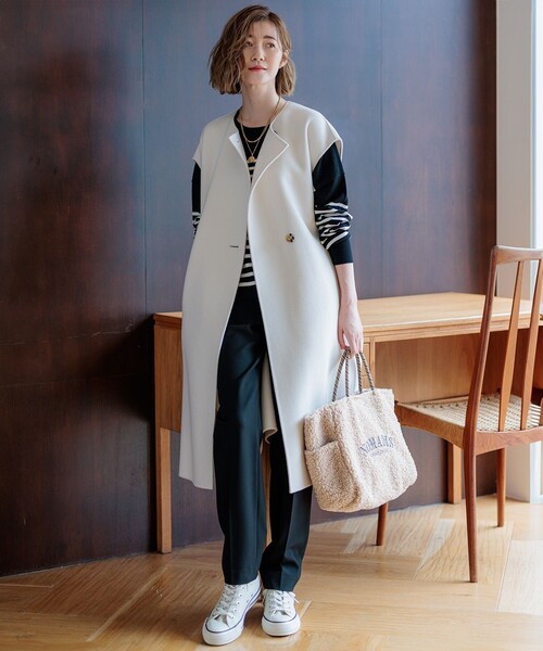 23区（ニジュウサンク） パンツ 「Oggi2月号掲載/洗える」ウォーム