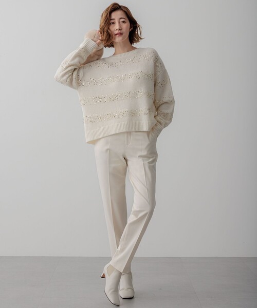 23区（ニジュウサンク） パンツ 「Oggi2月号掲載/洗える」ウォーム